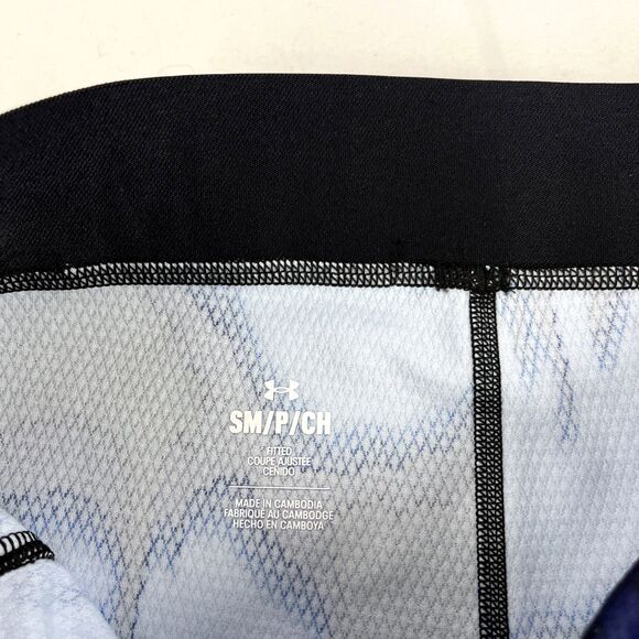 Under Armour UA Base 3.0 Printed Leggings Womens Size Small 1373845-486 Blue $75 - Picture 6 of 9